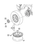 Genuine Mopar Wheel Center Cap 52106536AC. Fixed Price $86.89.