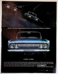 1964 Mercury Comet Car Vintage Print Ad Daytona Speedway Ford Motor Co.. Fixed Price $17.10.
