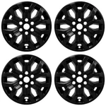 Set Of 4 18" 6 Y Spoke Wheel Skins 2021-2023 Ford F-150 Lariat Gloss Black. Fixed Price $62.95.