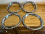 Set 4 Used 13 Steel Wheel Trim Rings Possibly Ford ? Nice , Inch !. Fixed Price $35.95.