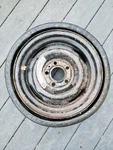 1969, 70 Mustang Mach Cobrajet Boss D78-14 Bf Goodrich Space Saver Spare Tire. Fixed Price $750.00.