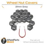 Grey Wheel Nut Bolt Covers 21MM GEN2 For Mitsubishi Cordia 82-90. Fixed Price $10.89.