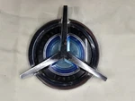 Oem 1964 Ford Fairlane Sports Coupe 3 Bar Spinner Assembly Emblem. Fixed Price $39.00.