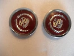 1987-92 Cadillac P# Abs 6736 C.3 Original Chrome Hubcap Center (2) Good. Fixed Price $75.00.