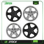 4 Set Inch Wheel Hub Caps Silver Snap On For R13 Tire & Rim Covers Kit. Fixed Price $29.45.
