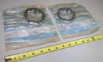 Nos 75-88 Oldsmobile Cutlass Delta 98 Rally Wheel Center Hubcap Retainer Pair. Fixed Price $45.00.