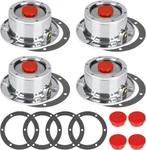 Cheemuii 343-4009 Trailer Pcs 3434009 Aluminum Hubcaps For Axl. Fixed Price $62.67.