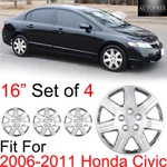 16" Set Of 4 Silver Bolt Hubcaps Wheel Rim Covers For 2006-2011 Honda Civic. Fixed Price $52.86.