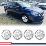 Set Of 4 16" Chrome Wheel Covers Hub Caps For 2013-2019 Nissan Sentra Snap On. Fixed Price $48.99.