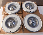 Nos Oem Ford 1972 1973 1974 Torino Wheel Covers Hub Caps Set 14" White Paint. Fixed Price $329.00.