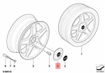 Genuine Mini Cooper One R50 R52 R53 R55 R56 R57 Hub Cap Silver 16 36136771001. Fixed Price $106.29.