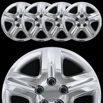 17" Chrome Set Of 4 Covers Full Rim Hub Caps Fit R17 Tire & Steel Wheels. Fixed Price $84.99.