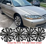 For Honda Accord Sedan Set Of 4 Wheel Covers Snap Hub Caps Fit 15" Steel Rim. Fixed Price $63.00.