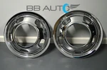 2 New 17" Chrome Front Simulators Wheel Covers Pair For Dodge Ram 3500 Dually. Fixed Price $124.95.