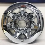 One 2014-2019 Chevrolet Silverado 1500 Wt # IMP-89X 17" 6 Lug Chrome Wheel Skin. Fixed Price $27.99.