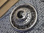 (1) 1983-1989 Lincoln Town Car Spoke Hubcap, Wire Good Condition, Oem. Fixed Price $115.00.