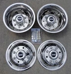Chevrolet Chevy Silverado 3500HD 2011-2026 17" Dually Wheel Simulators. Fixed Price $325.00.