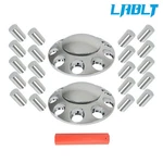 Lablt Truck Front Axle Wheel Cover Chrome Hub Cap Thread-on W/ 33MM Lug Nuts. Fixed Price $46.61.