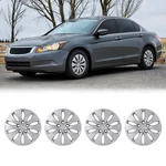 For 2008-2012 Honda Accord Sedan 16" Silver Hubcaps Full Wheel Covers Steel Rims. Fixed Price $50.99.