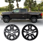 18" Set Of Hubcaps Snap On For 2014-2018 Chevy Silverado 1500 Wheel Rims Cover. Fixed Price $71.99.