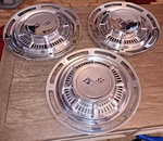 Set Of 3 1959-60 Chevrolet Hubcaps 14 Wheel Covers Corvette Impala Nomad Chevy. Fixed Price $49.99.