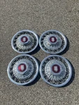 Genuine 1977 To 1987 Mercury Grand Marquis 15 Inch Wire Spoke Hubcaps. Fixed Price $176.00.