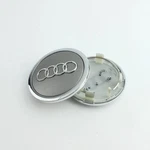 4X Audi 69MM Gray Chrome Wheel Rim Center Hub Caps REPLACEMENT4B0601170A. Fixed Price $26.42.