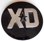 Kmc Xd Series Gloss Black / Chrome Wheel Center Cap. T167L145-1 S1906-15. 92MM.. Fixed Price $14.99.