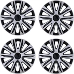 15"UNIVERSAL Black&sliver Wheel Rim Cover Hubcaps Snap On Car Truck Suv Set Of 4. Fixed Price $44.99.