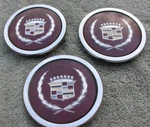 1980-1989 Cadillac Brougham Fleetwood LOT-3 Center Wheel Caps 4-1/2" 6736 C.2. Fixed Price $59.97.