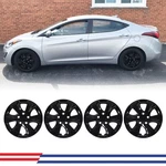 For 2011-2016 Hyundai Elantra Sedan 15INCH Set Of 4 Black Wheel Covers Hub Caps. Fixed Price $43.99.