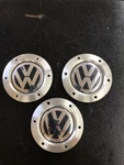 Vw Volkswagen Beetle Silver Center Caps Oem 1C0 601 149 Set Of 2003. Fixed Price $45.99.