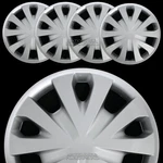 4 Fits Nissan Versa 2007-2025 Silver 15" Snap On Hub Caps Wheel Rim Full Covers. Fixed Price $57.99.