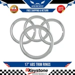 New 17" Abs Trim Rings 3/4" Depth Beauty Set. Fixed Price $63.00.
