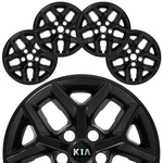 4 Fits Kia Soul 2020-2025 Black 16" Wheel Skins Hub Caps Full Covers Alloy Rims. Fixed Price $109.99.