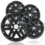 18" Gloss Black Wheel Skins For 2023-2025 Toyota Tundra (set Of 4). Fixed Price $129.99.
