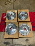Nos 1955-56 Ford Thunderbird Fairlane Hubcaps B5A-1130-C. Fixed Price $695.00.