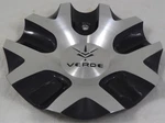 Verde Wheel Silver / Gloss Black Custom Center Caps # C-V36-B. Fixed Price $59.95.