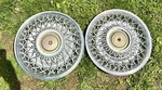 Two 1985-1989 Chrysler 5TH Avenue 15" Wire Spoke Hubcap Wheel Cover Mopar. Fixed Price $100.00.