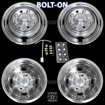 2008-2026 Ford E350 E450 Van 16" Bolt On Dually Wheel Simulators Rim Covers. Fixed Price $224.99.