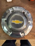 Chevrolet "dog Dish" Hubcap,for 1/2-TON Truck Model Between 1969 And 1972. "1". Fixed Price $80.00.