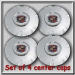 Set 4 Of Chrome 2010-2016 Cadillac Srx 17"-18" Wheel Center Replica Hubcaps. Fixed Price $180.00.