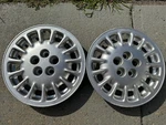 Two 95-98 Oldsmobile Achiva 15 Bolt On Wheel Covers Hubcaps Oem 9592814. Fixed Price $59.99.