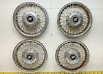 Oem Gm Set Of 14" Wire Hubcaps 10091787 1986-1991 Buick Century/skylark (W484). Fixed Price $225.00.
