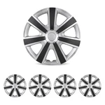 16" 7-SPOKES 5085 Style Silver & Black Mould Texture Hubcaps Wheel Covers. Fixed Price $50.17.