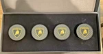 Genuine Lamborghini Center Caps Kit 470698165A Oem Carbon Fiber Urus Hurac. Fixed Price $999.99.
