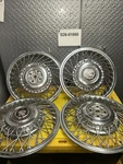 Set (4) 1988-1992 Cadillac 15" Wire Spoke Hubcap Wheel Cover Deville Fleetwood. Fixed Price $189.77.