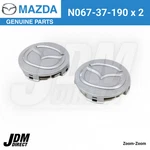 2001-2003 Mazda Miata Silver Wheel Hub Cover Center Caps Set Of N067-37-190. Fixed Price $72.99.