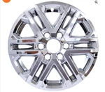 Fits 2022-2026 Toyota Tundra SR5 8122P-C 18" Chrome Wheel Skins SET/4. Fixed Price $85.00.