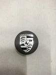 Porsche Macan Center Cap Dark Gray Flag Emblem P/n 95B601151A Fits 2015-2024. Fixed Price $28.49.